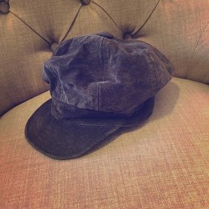 Brown Hat 100% Leather